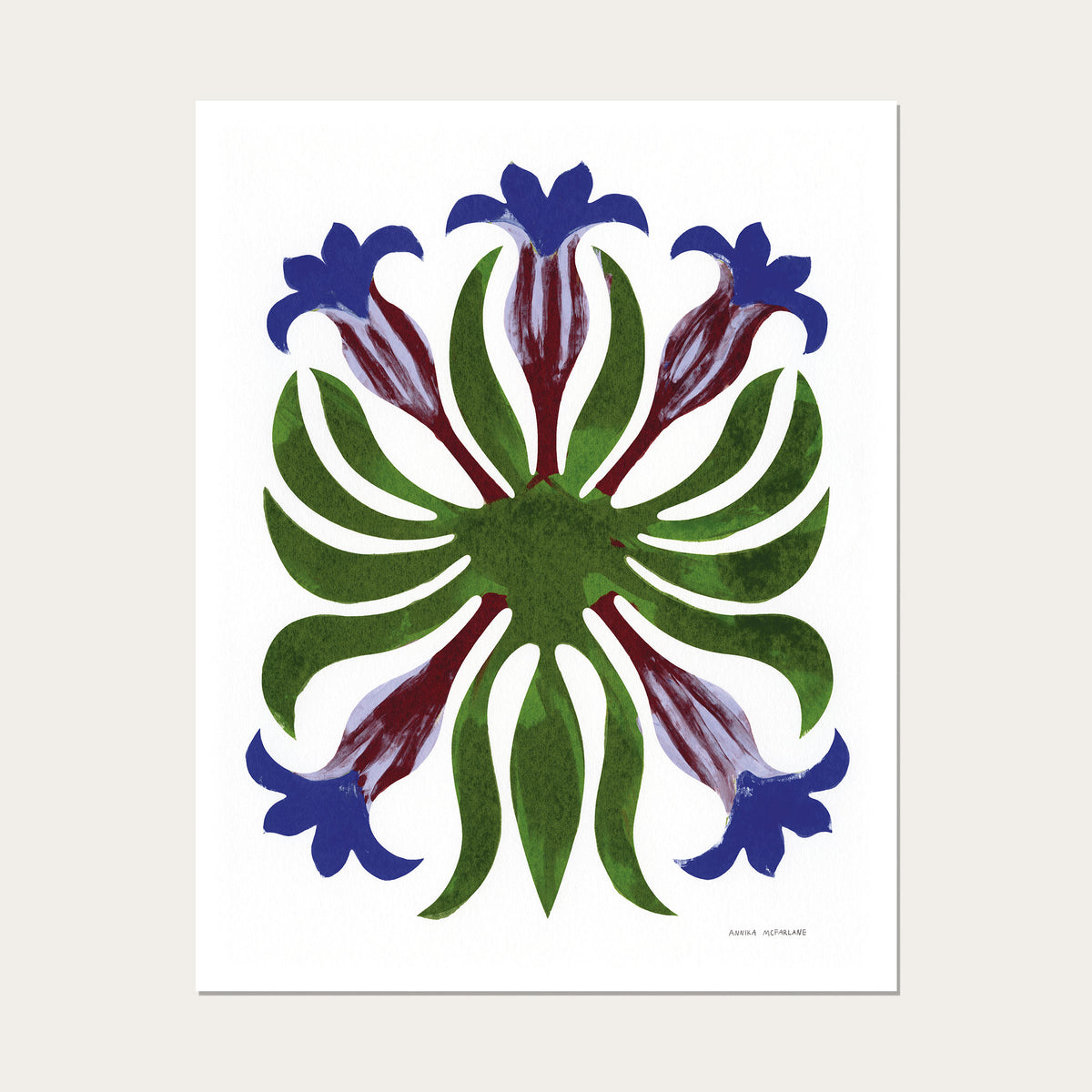 Himalayan Gentian - 11"x14"