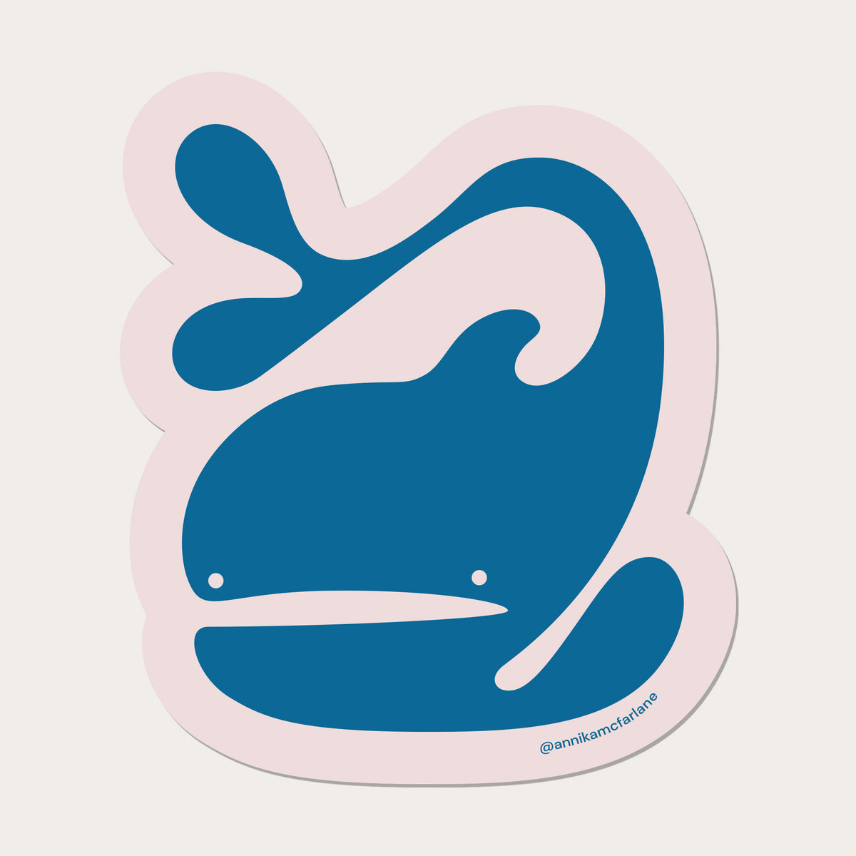 Whale Sticker